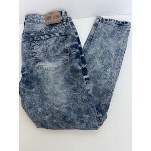 Smoke & Ash Distressed Blue Jeans (Size 36x32) Mens Fashion Premium Denim Rare
